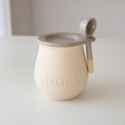 Ceramic Condiment Jar