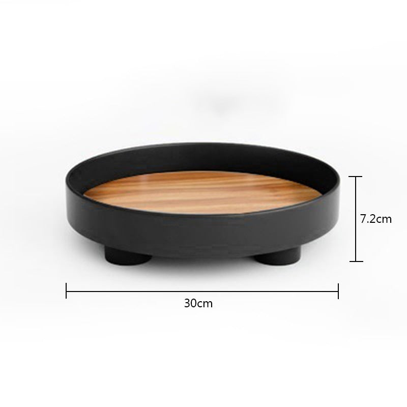 Round Storage Tray Organizer