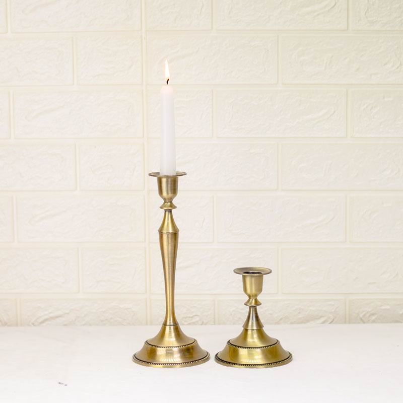 Gold Taper Candle Holder