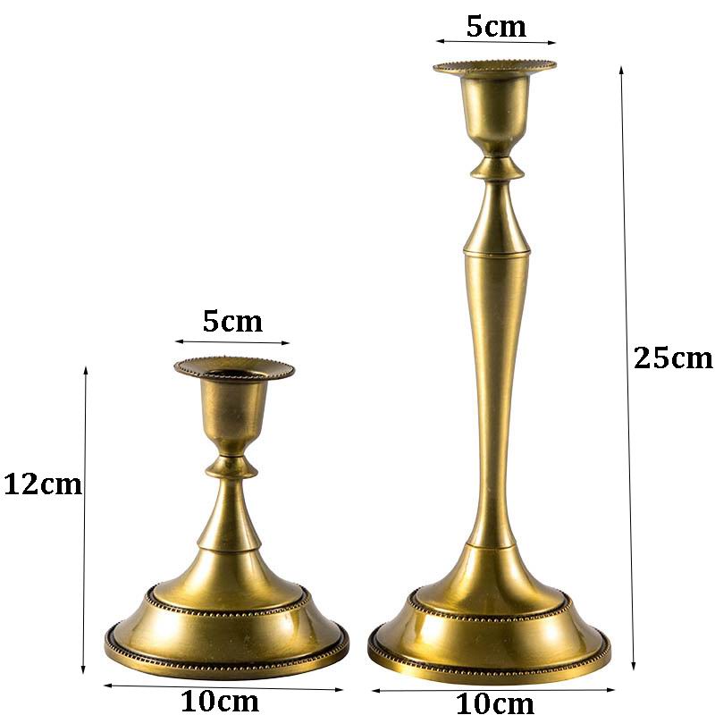 Gold Taper Candle Holder