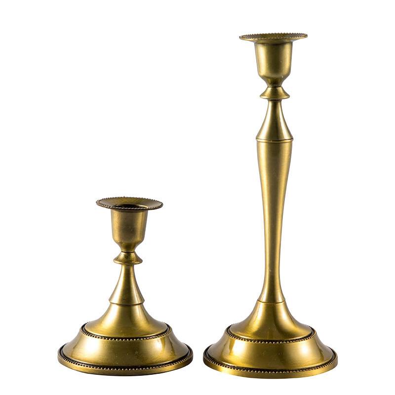 Gold Taper Candle Holder