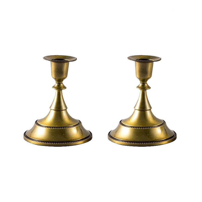 Gold Taper Candle Holder